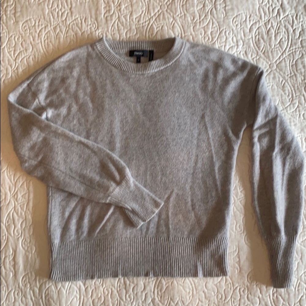 Theory Women’s Sweater Gray/Blue Small
